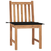 Sedie da Giardino 2 pz con Cuscini in Legno Massello di Teak 3062923