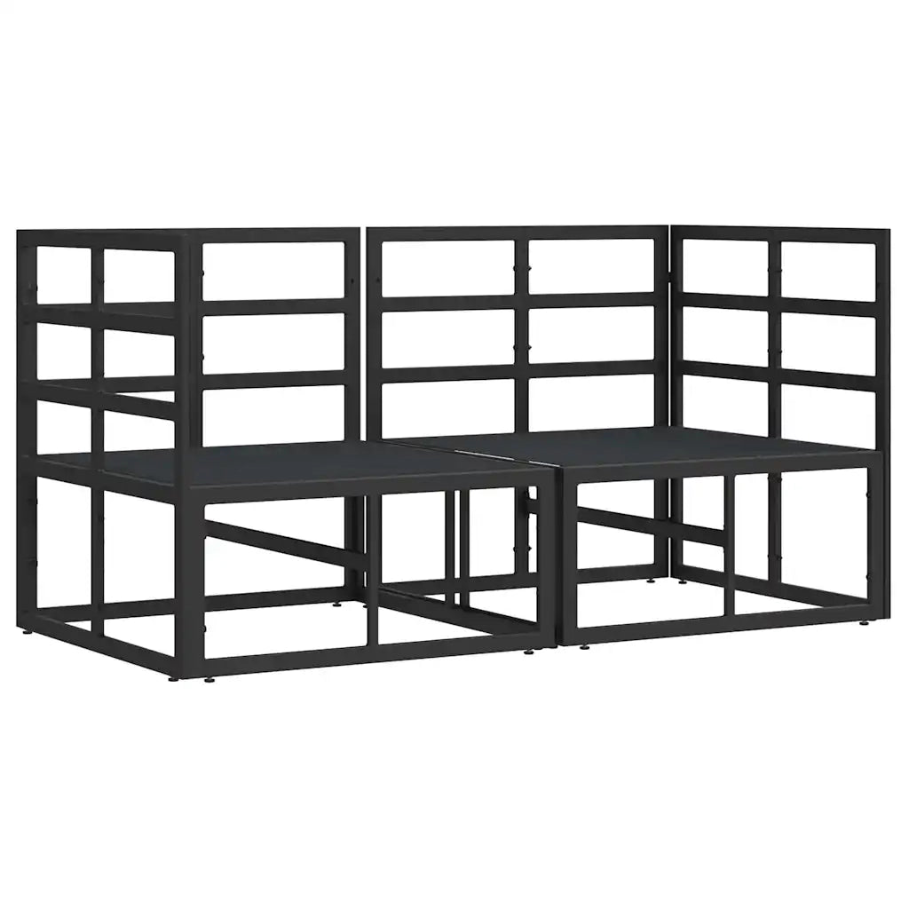 Mobili da Esterno 2 Pezzo Nero e antracite 71,5 x 71,5 x 71 cm CFW9270378