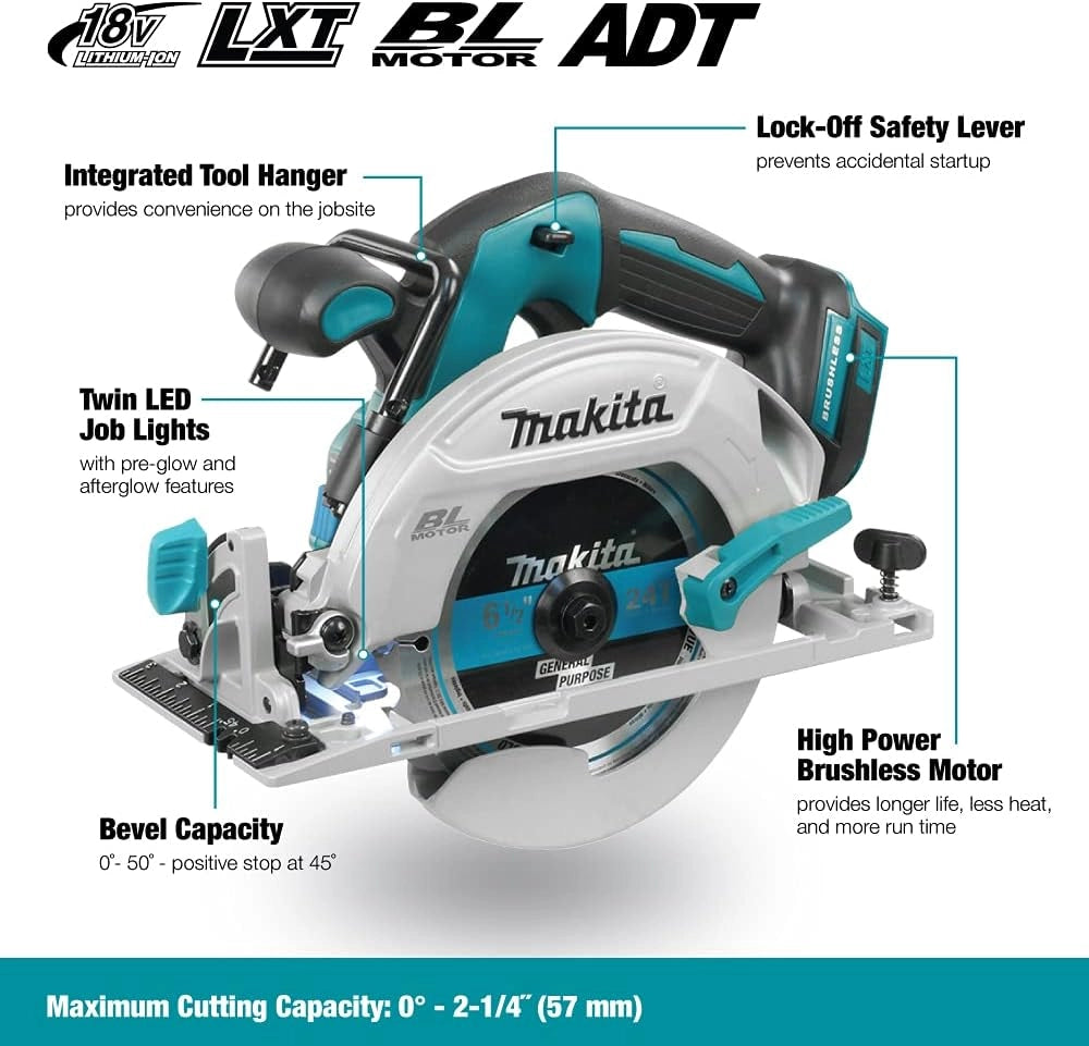 Makita DHS680Z, blu, Large