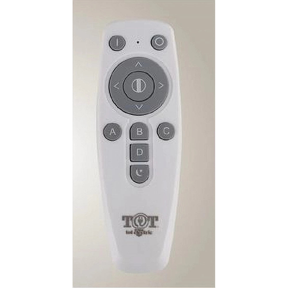 Trade Shop - Lampadario Sospensione Led 60 W 2 Cerchi Anelli Cristallo Telecomando Bianco 31951 -