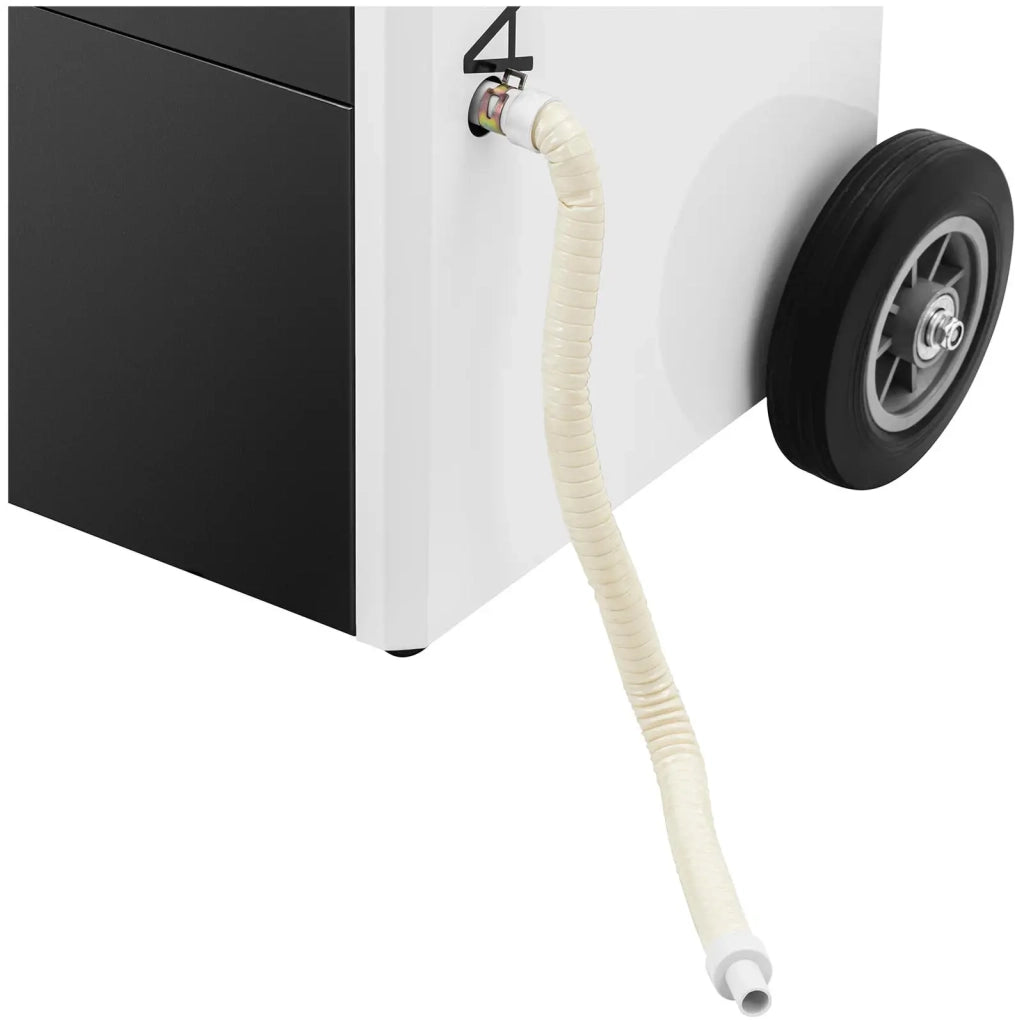 Deumidificatore professionale 138 litri / 24 ore 70-100 m² 857 m³/h con maniglia in acciaio bianco 14_0008877