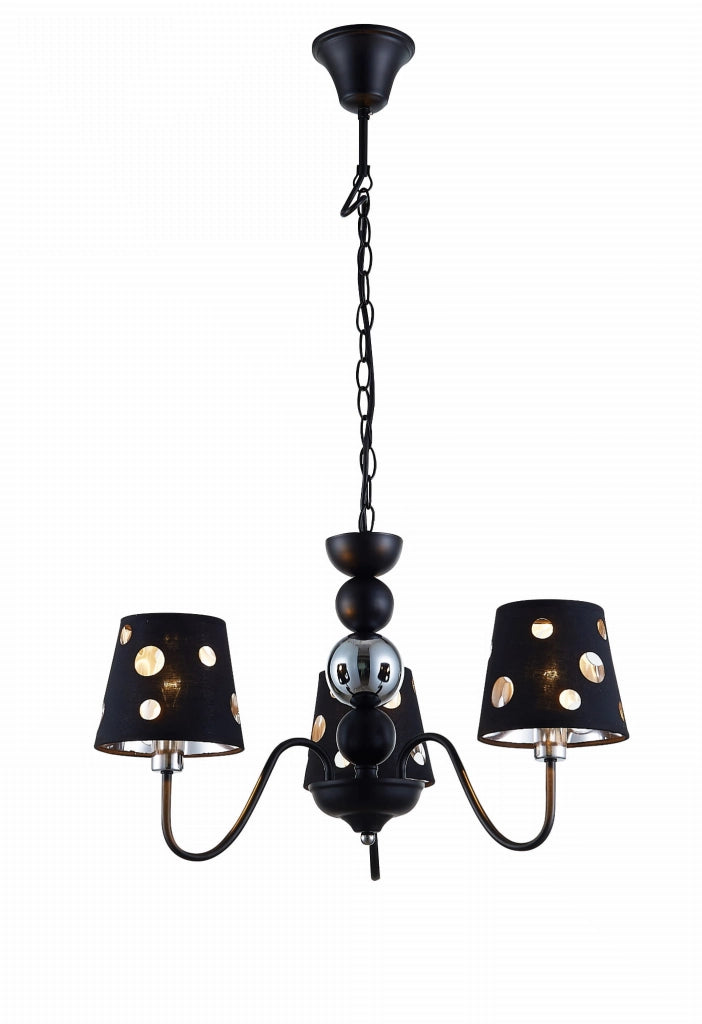 Lampadario Candellux Batley 3xE14 dimmerabile con paralume tessuto