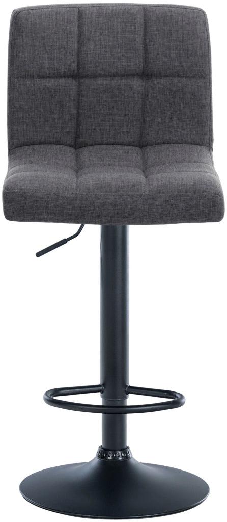 2er Set Barhocker Calma Stoff schwarz