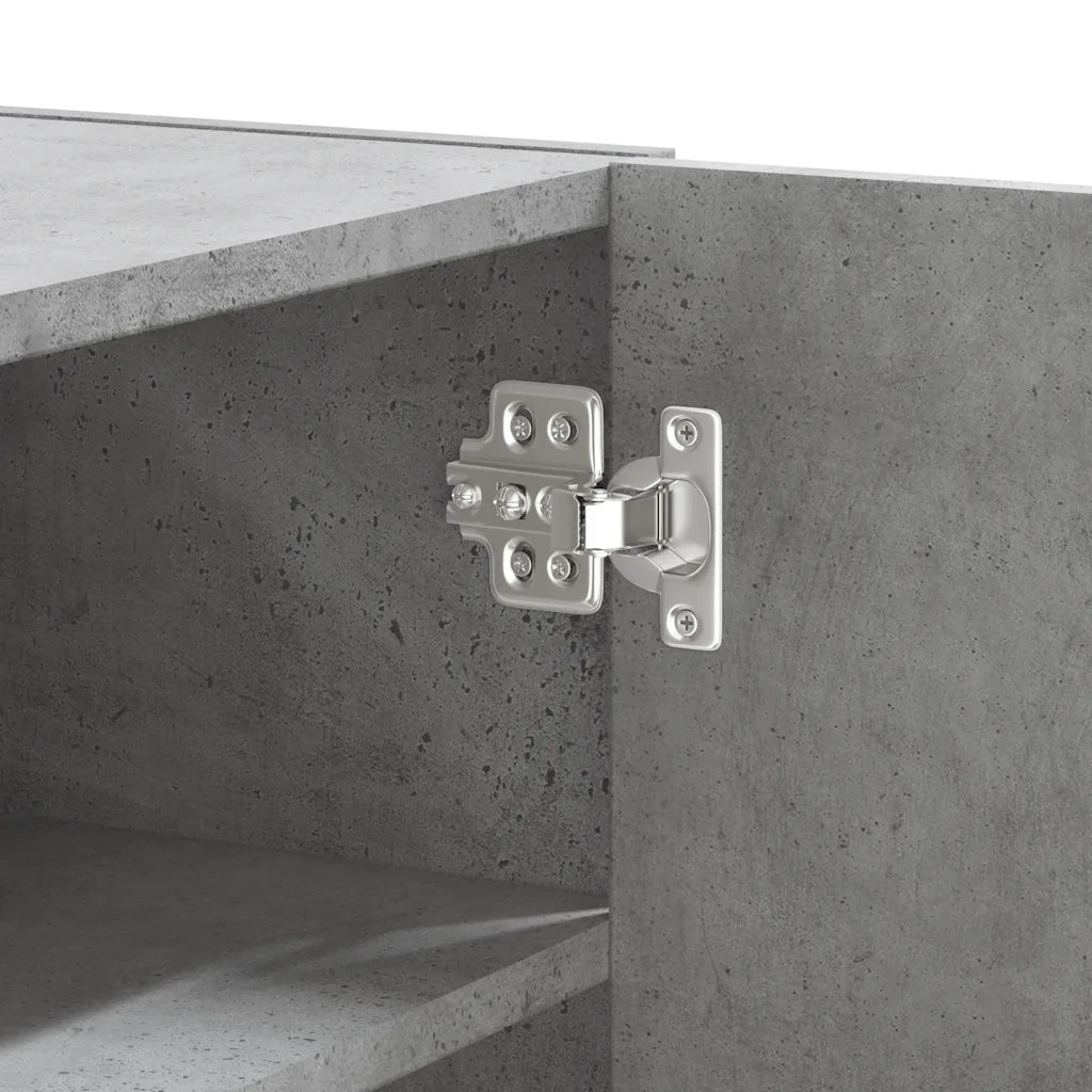 vidaXL Armadietto a Muro Grigio Cemento 75x35x60 cm in Truciolato