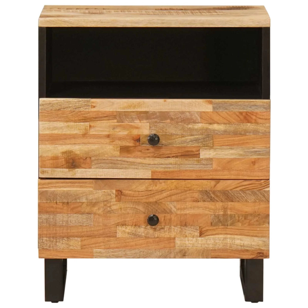 Mobiletto da Letto con cassetto Marrone 50 x 33 x 62 cm