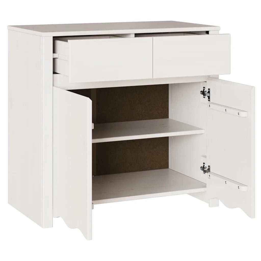 Credenza con cassetto Drammen Bianco 79 x 43 x 75.5 cm 42003041