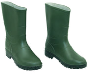 STIVALI IN PVC VERDI TRONCHETTO N 44