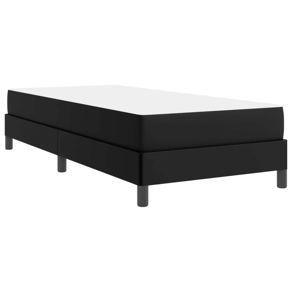 Struttura del letto con materasso Nero 90 x 200 cm Tessuto 3398608