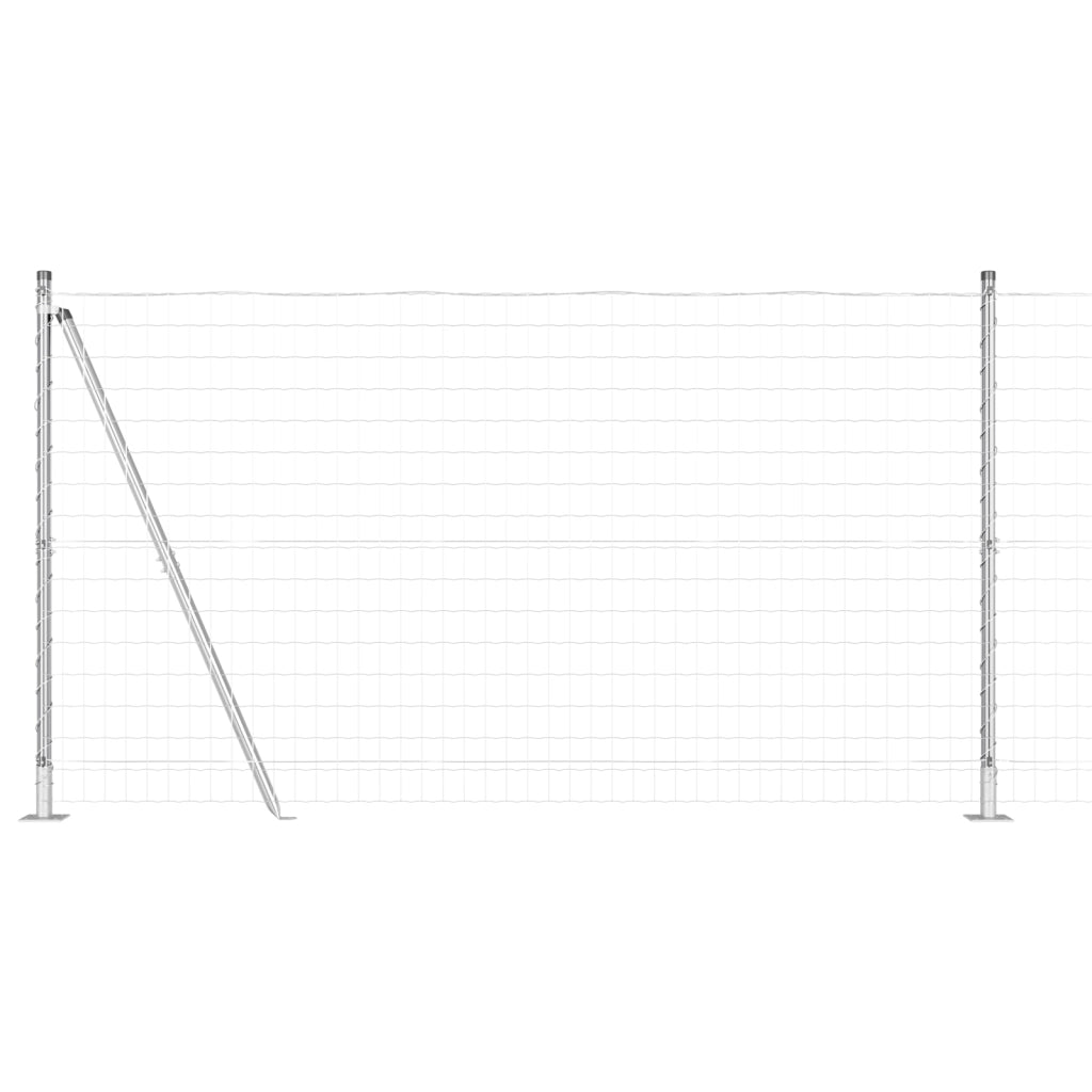 Recinto Euro con 7 Posti Flangiati 1.2x10 m Acciaio Zincato