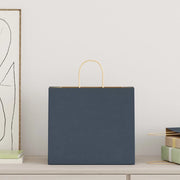 Sacchetti di Carta 250 pz con Manici Blu 32x22x28 cm 4101708