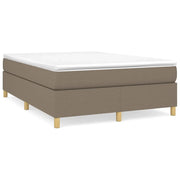 Letto matrimoniale | Letto per adulti | Struttura Letto a Rete a Molle Tortora 140x200 cm in Tessuto