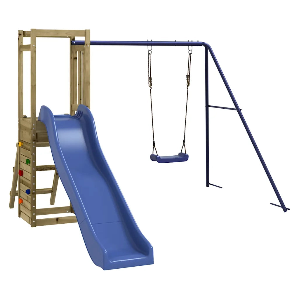 Set da Gioco da Esterno in Legno di Pino Impregnato CFW4783864