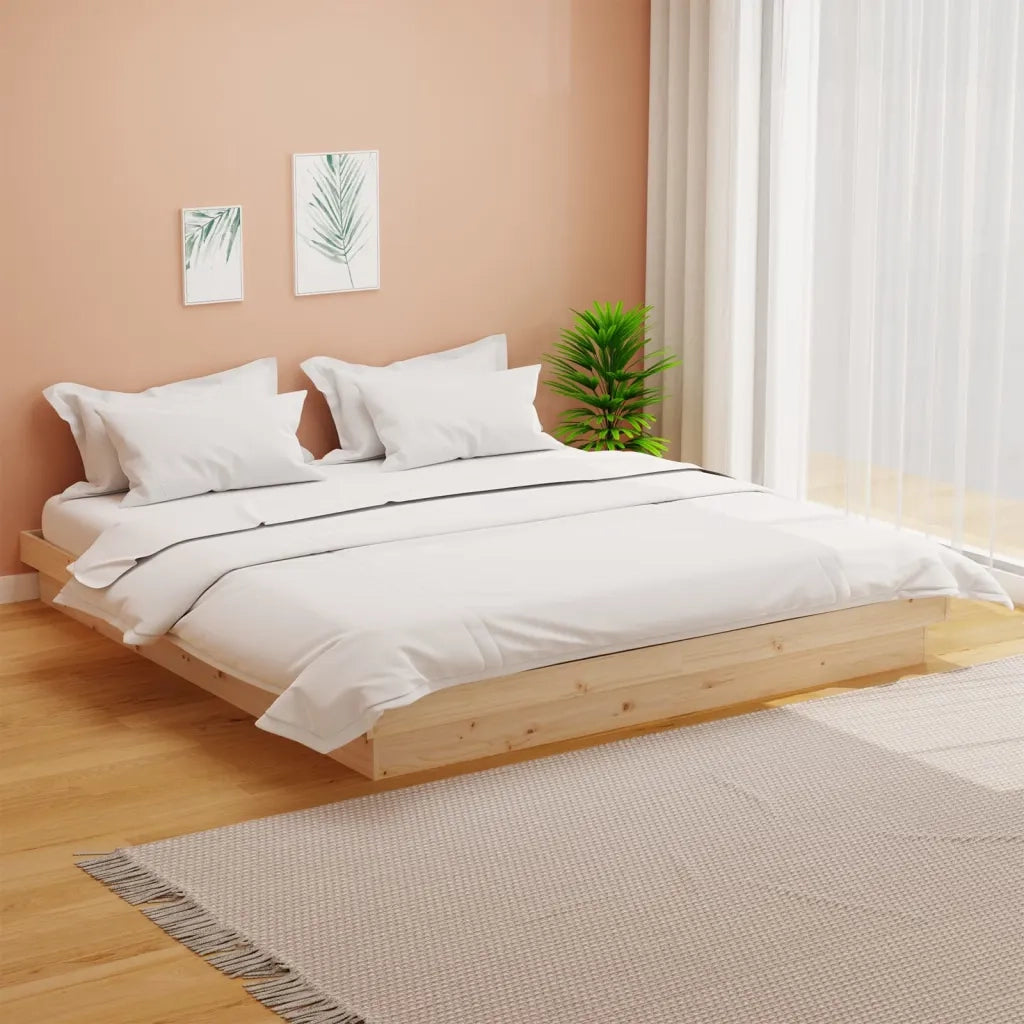 Giroletto-Struttura Letto in Legno Massello 180x200 cm Super King 973737