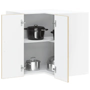 Pensile da Cucina ad Angolo-Mobile Cucina da Parete Lucca Rovere Sonoma in Truciolato