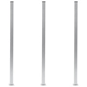 Pali per Recinzione 3 pz in Alluminio 185 cm cod mxl 63326