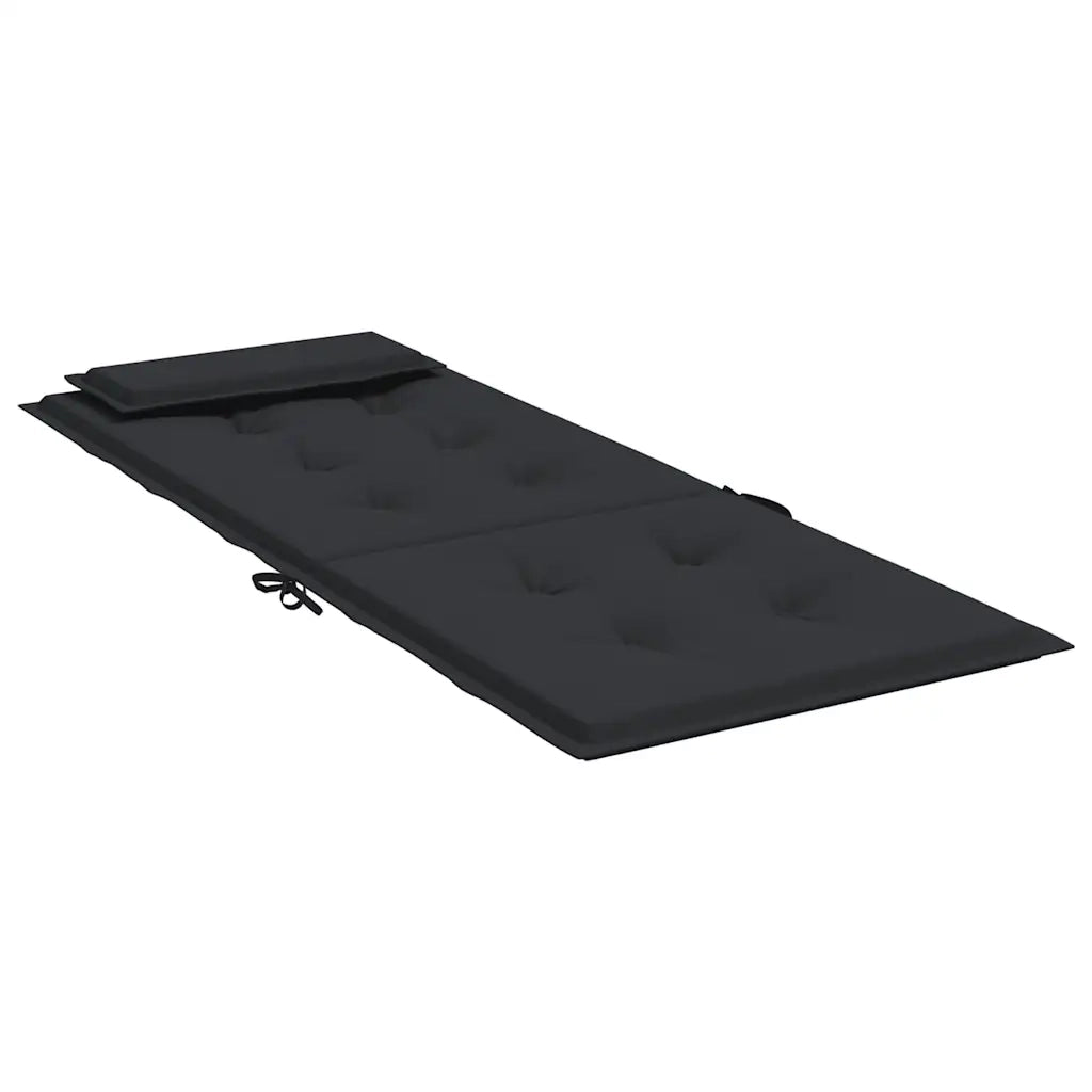 vidaXL Cuscini per Sedia con Schienale Alto 6pz Nero in Tessuto Oxford