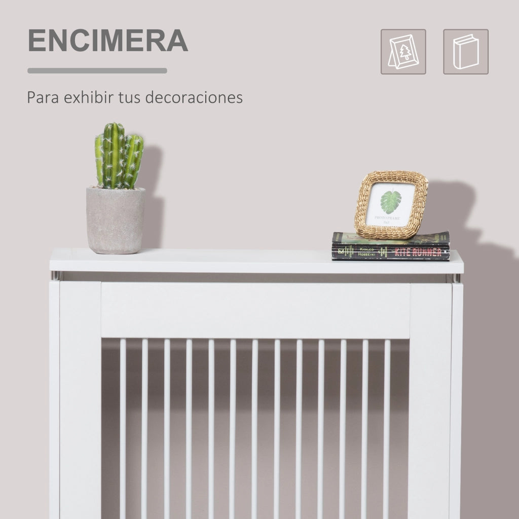 Cubrirradiatori Moderno ¨C Minimal ¨C MDF Bianco 60x18x84 cm