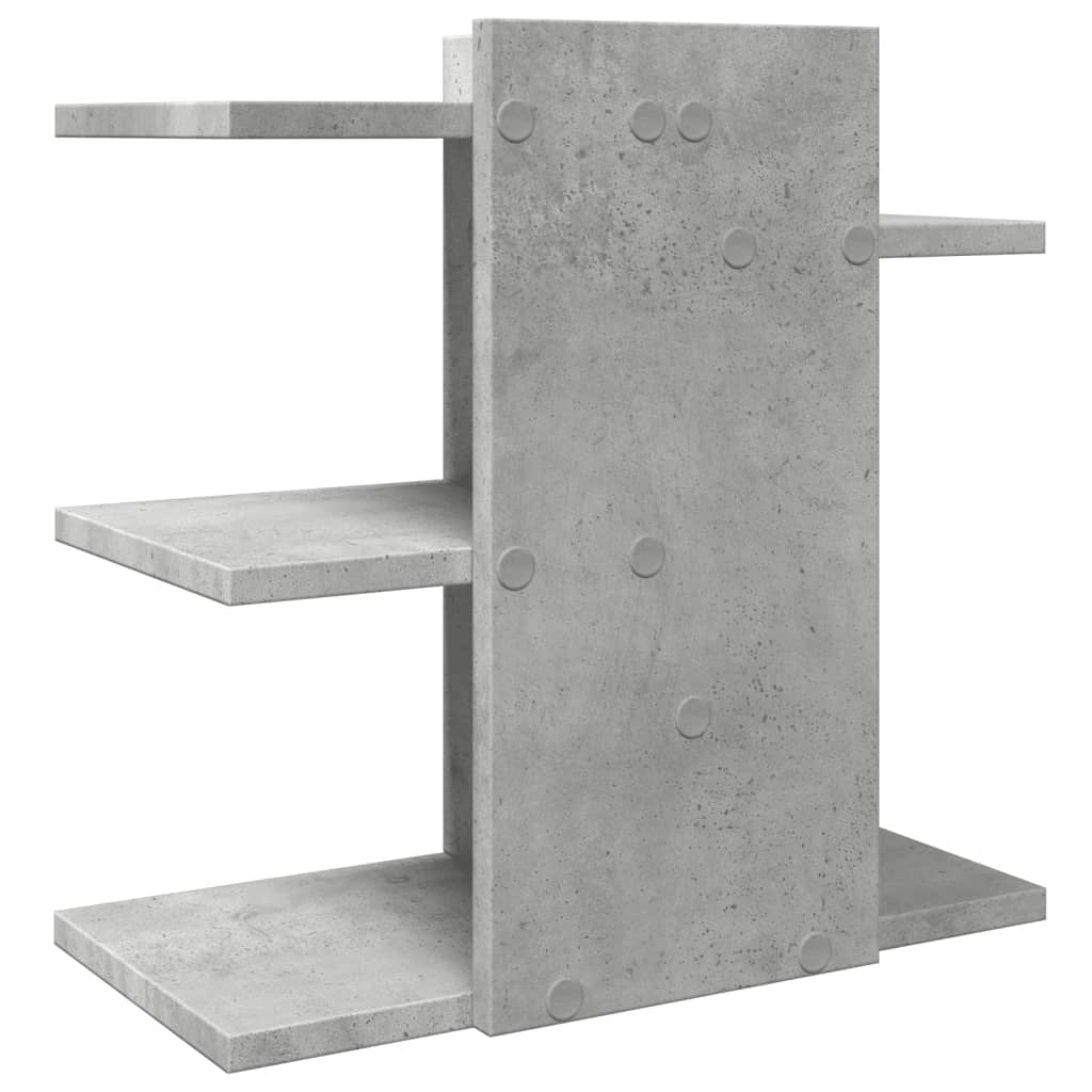 Mobiletto portaoggetti per ufficio 42 x 21,5 x 42 cm in legno ingegnerizzato Grigio cemento 02_0043565
