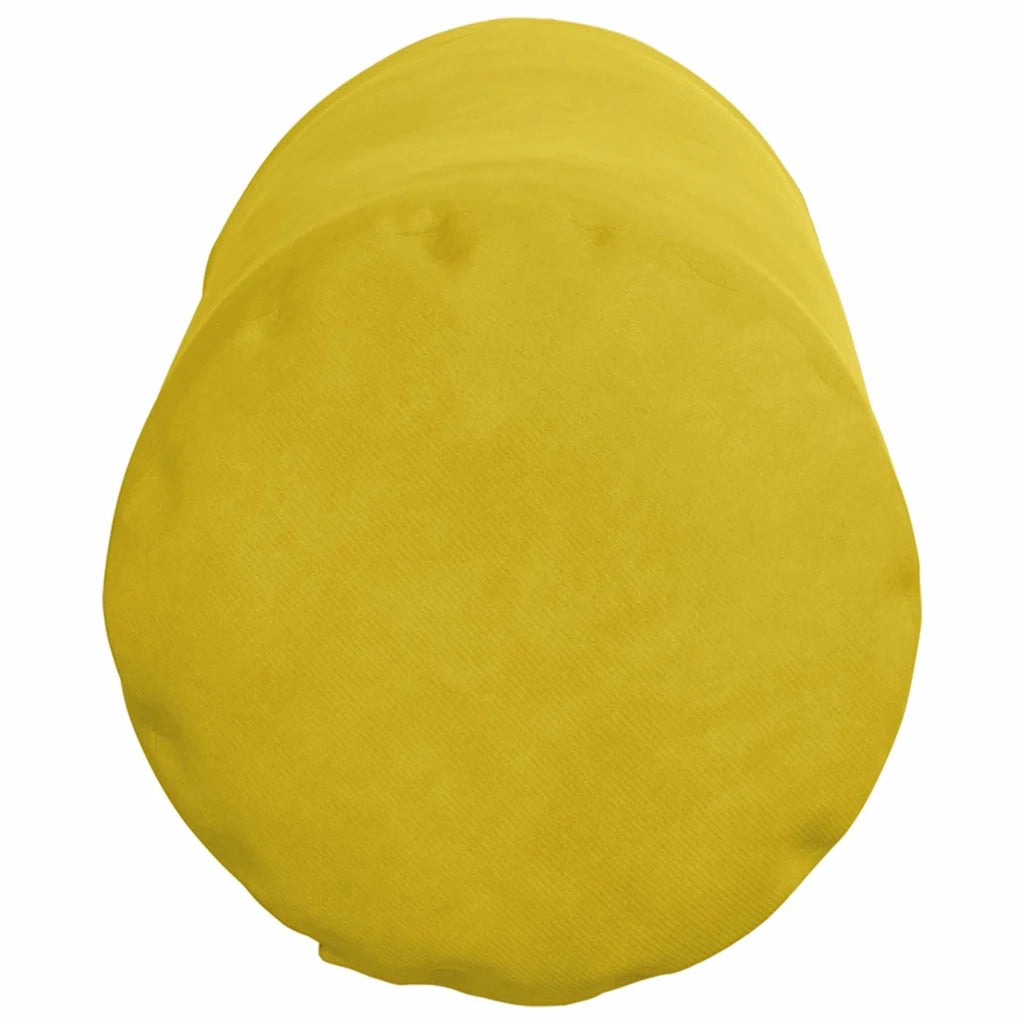 Cuscini a rullo 2 pcs Giallo Ø 15 x 40 cm Tessuto in Cords 42014292