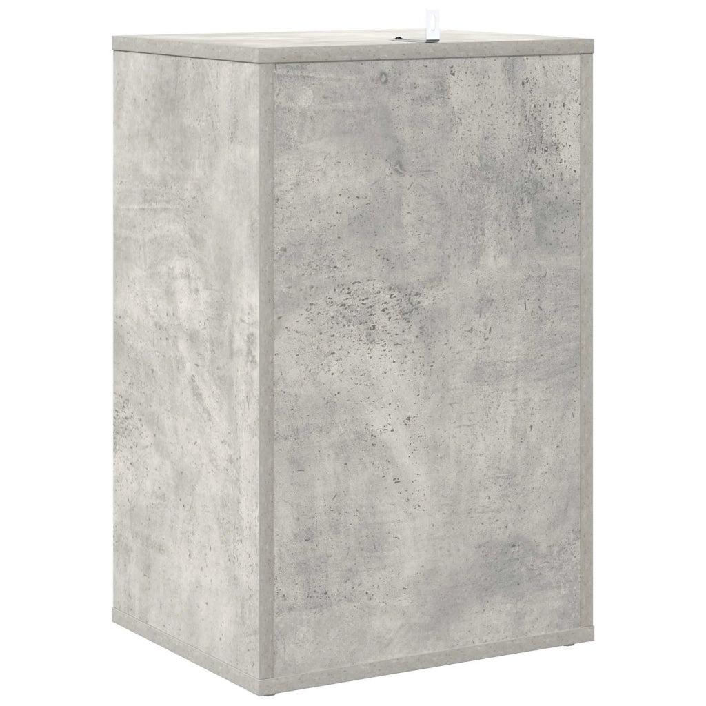 Mobile porta vinili Grigio Cemento 38 x 33 x 61 cm 8012861
