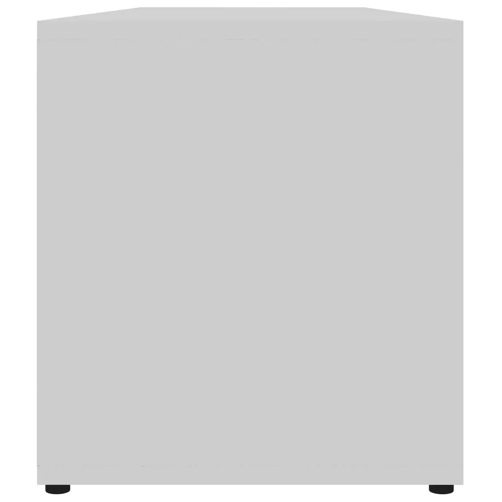 Mobile Porta TV Bianco 120x34x37 cm in Legno Multistrato 801152