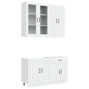 Unità Cucina LUCCA 4 pcs Bianco Legno ingegnerizzato 3438325