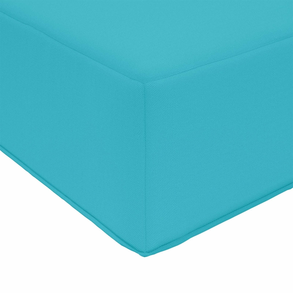 Cuscino per la seduta Turchese 80 x 40 x 8 cm 100% Poliestere