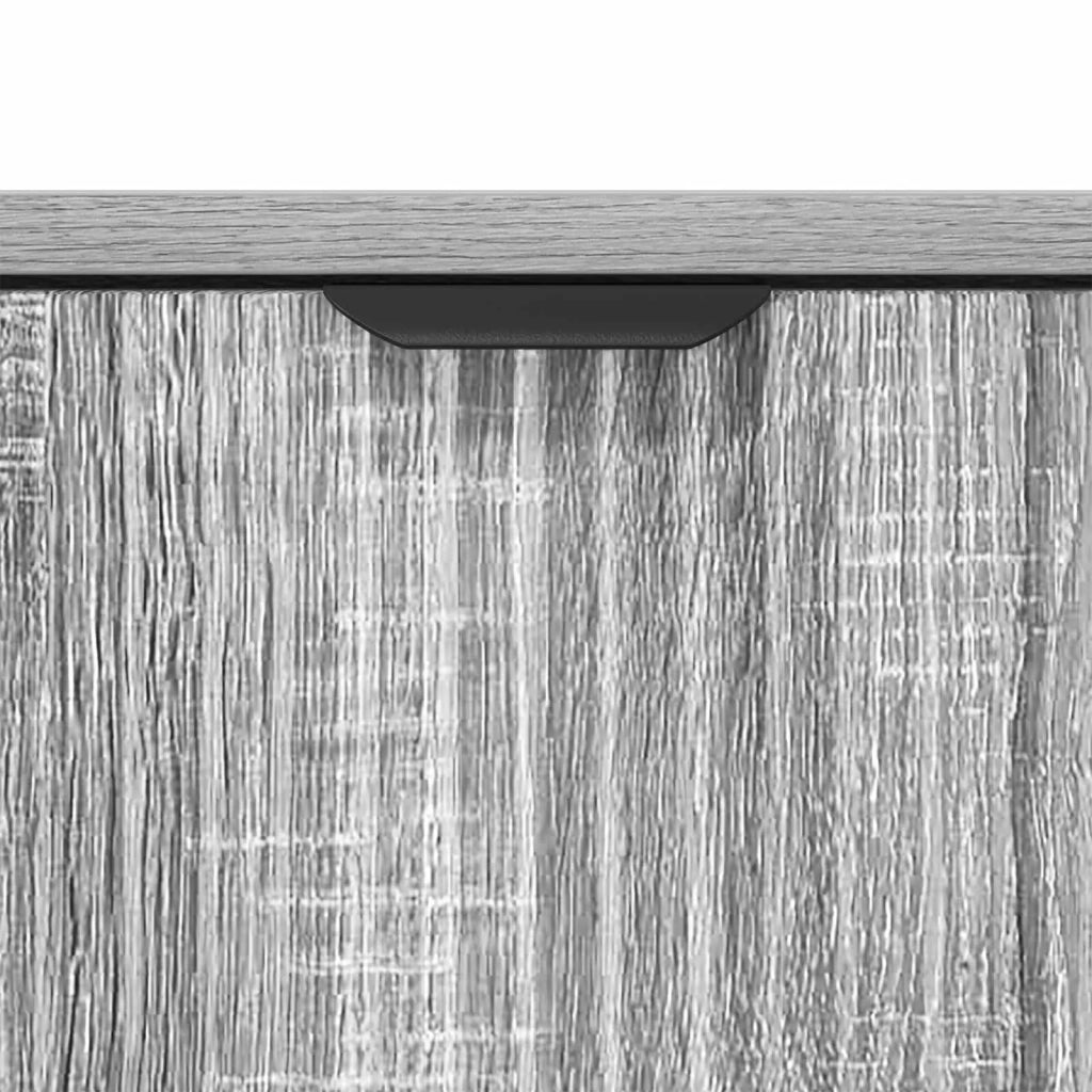 Credenza Grigio Sonoma 89,5 x 33 x 82 cm Legno multistrato 883460