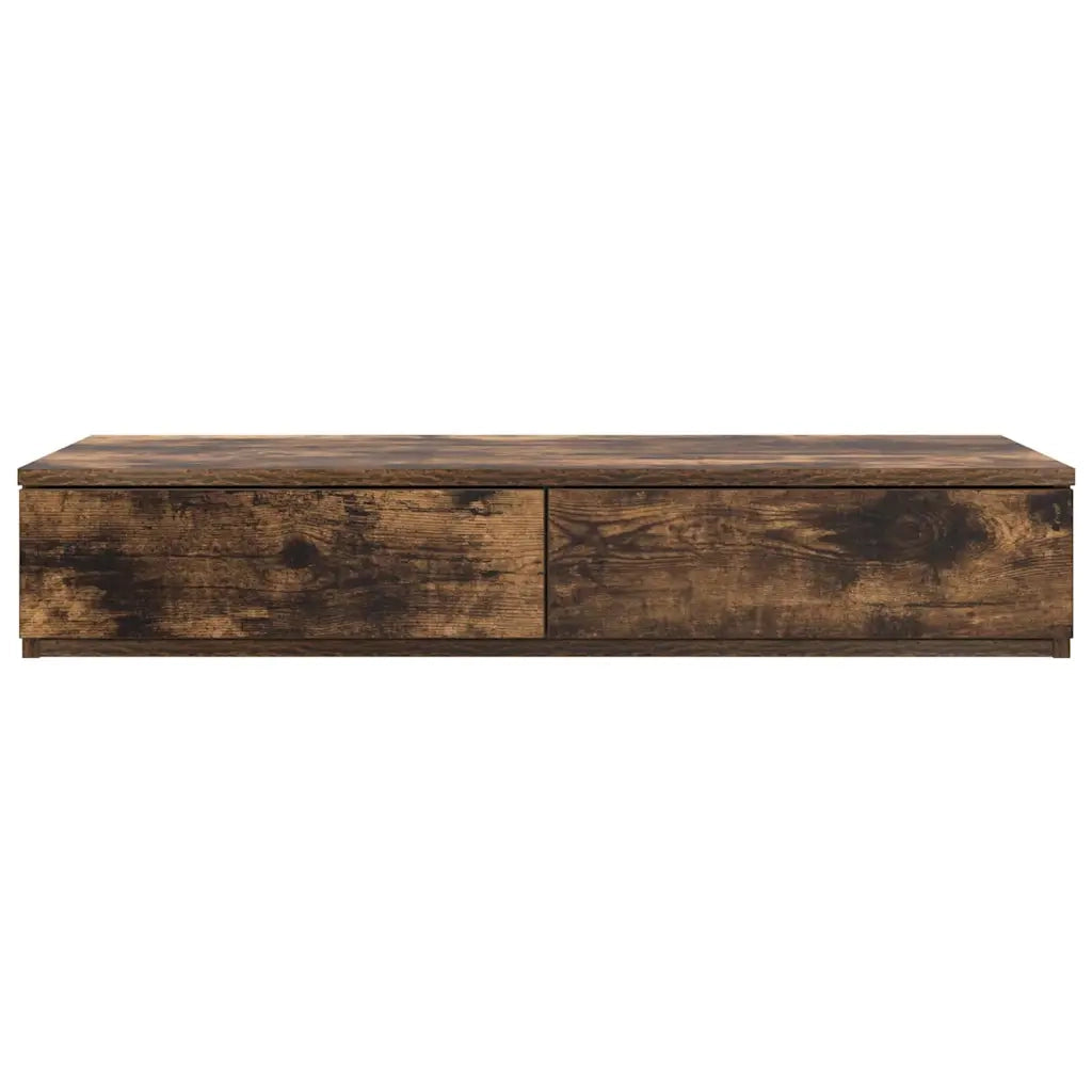 Cassetti per letto con cassetto Rovere fumé 75 x 36,5 x 16,5 cm 866967