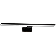 Applique LED Milagro Shine 15W 1050lm 4000K IP44 nera 80cm