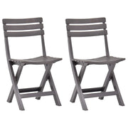 Sedie da Giardino Pieghevoli 2 pz in Plastica Moca cod mxl 6100