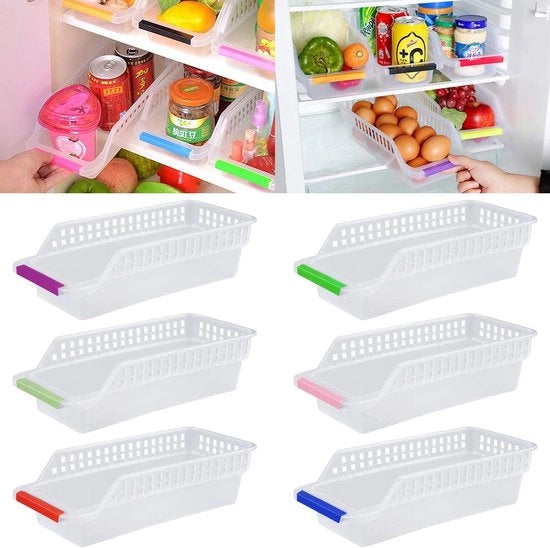 Organizzatore per frigorifero - contenitore di conservazione - contenitori per frigorifero - scatole di conservazione sostenibili - organizzatore per cucina - scatole di conservazione - qualità premium