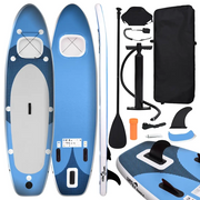 Set Tavola SUP Gonfiabile Blu Mare 300x76x10 cm cod mxl 68760