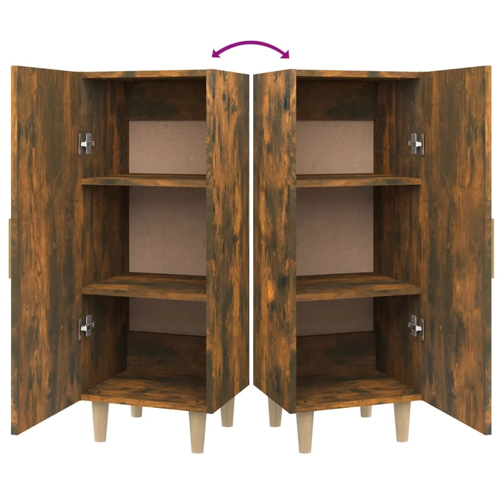 Buffet credenza cassettiera armadio mobile contenitore organizer per cucina soggiorno salotto 34,5 x 34 x 90 cm legno ingegnerizzato marrone 02_0030917