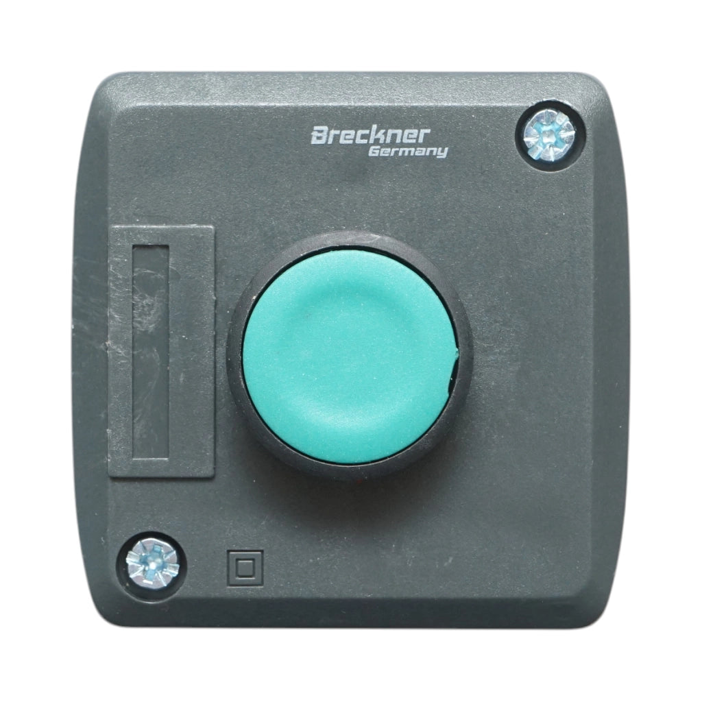 Alloggiamento del pulsante di controllo START verde con ritorno 1NO Breckner Germany