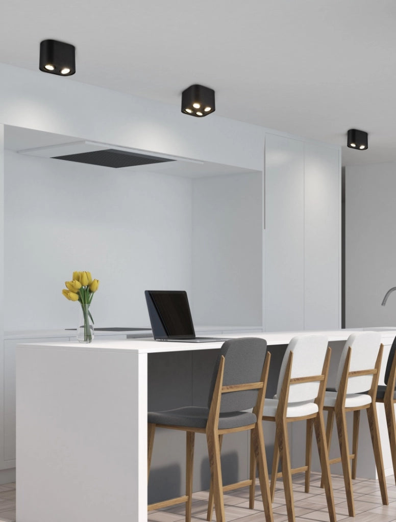Faretto da soffitto Trio COOKIE nero 2 luci GU10 orientabili