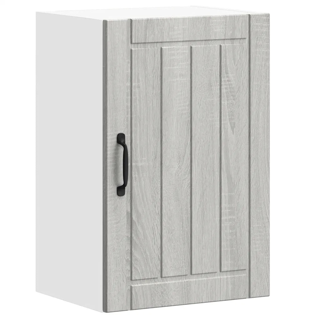 vidaXL Pensile da Cucina Lucca Grigio Sonoma in Legno Multistrato
