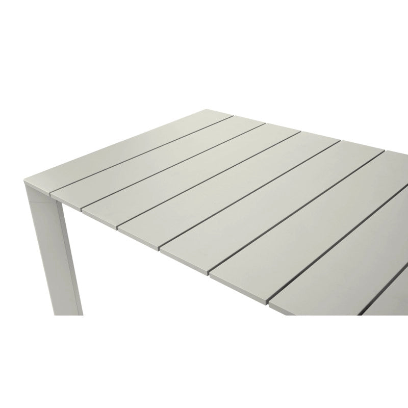 Tavolo Anzio Allungabile 165/250 X 90 Cm Allungo Con Gambe Scorrevoli Creta Moia