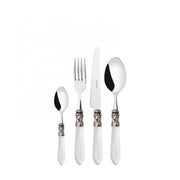 ALADDIN Ghiera Argento Anticato, Posate Set 24pz, Scatola