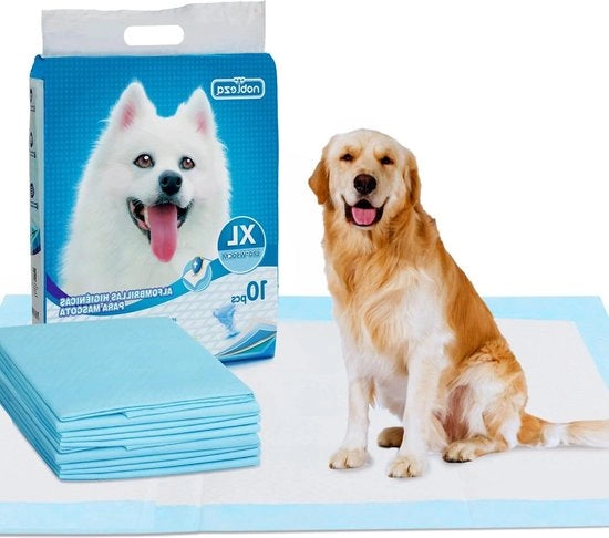 Pannelli di Addestramento per Cani Assorbenti - Mat Matto per Puppi - Dimensioni 90 * 80 cm - Animali da Compagnia - 10 Pezzi