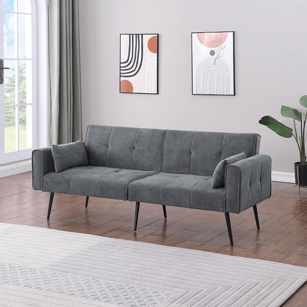 Divano letto pieghevole - Xylo - 2 posti, futon per spazi piccoli