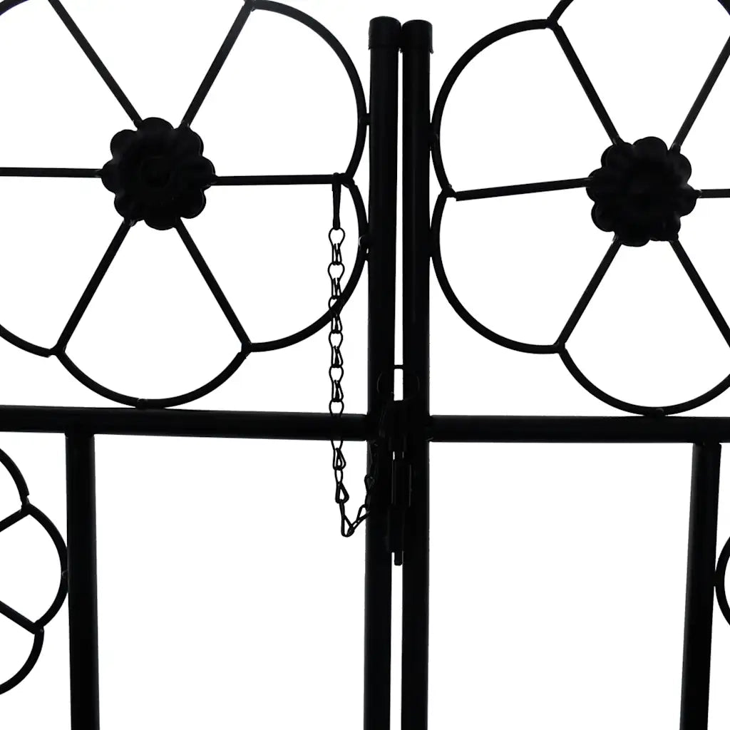 Arco con porta da giardino per piante rampicanti CFW7510247
