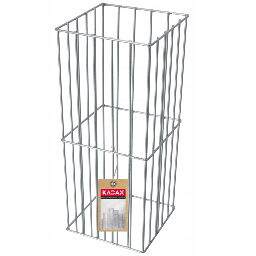 Pergola da giardino KADAX per piante e fiori, palo in metallo da 60 cm + ancoraggi
