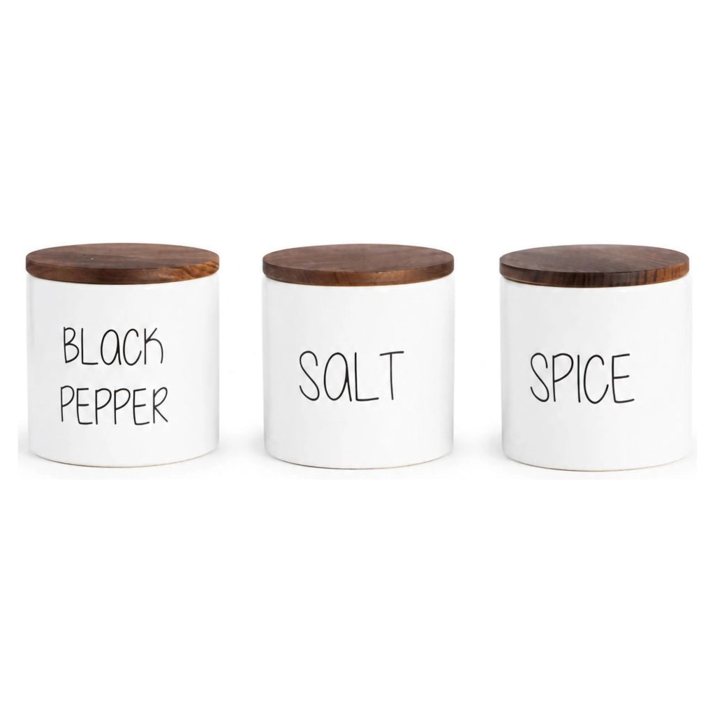 Nibara, set Contenitori set da 3, Bianco
