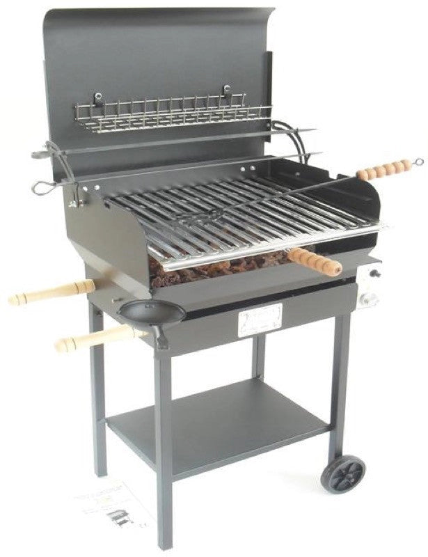 BARBECUE A GAS CON PIETRA LAVICA MODELLO EVERYDAY FERRO BATTUTO