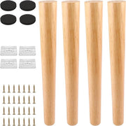 Piedi in legno per mobili 40 cm - Eichen - Sostitutivi per piedi di tavolo per divani, tavoli da pranzo e armadi TV