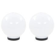 Set Lampade a LED Sferiche 2 pz 20 cm in PMMA CFW6694661
