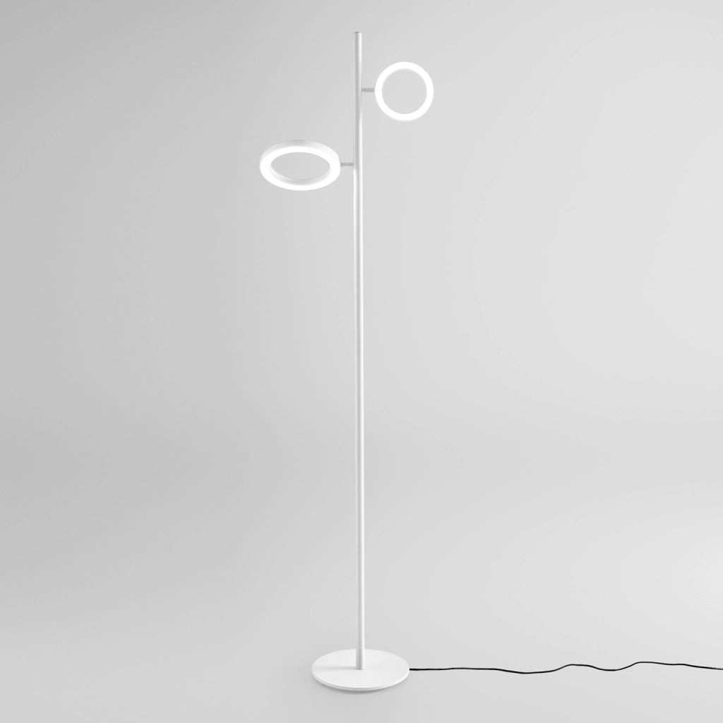 Lampada da terra GPIB32 Bianco Opaco 28W LED 1304lm 3000K Orientabile Dimmerabile _ Gealuce