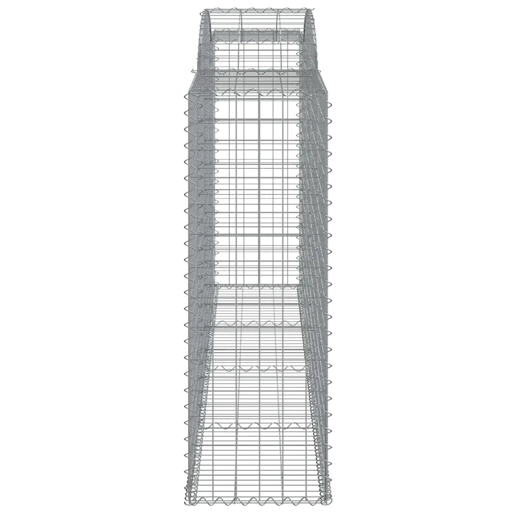 Cesti Gabbioni ad Arco 10 pz 300x50x140/160 cm Ferro Zincato