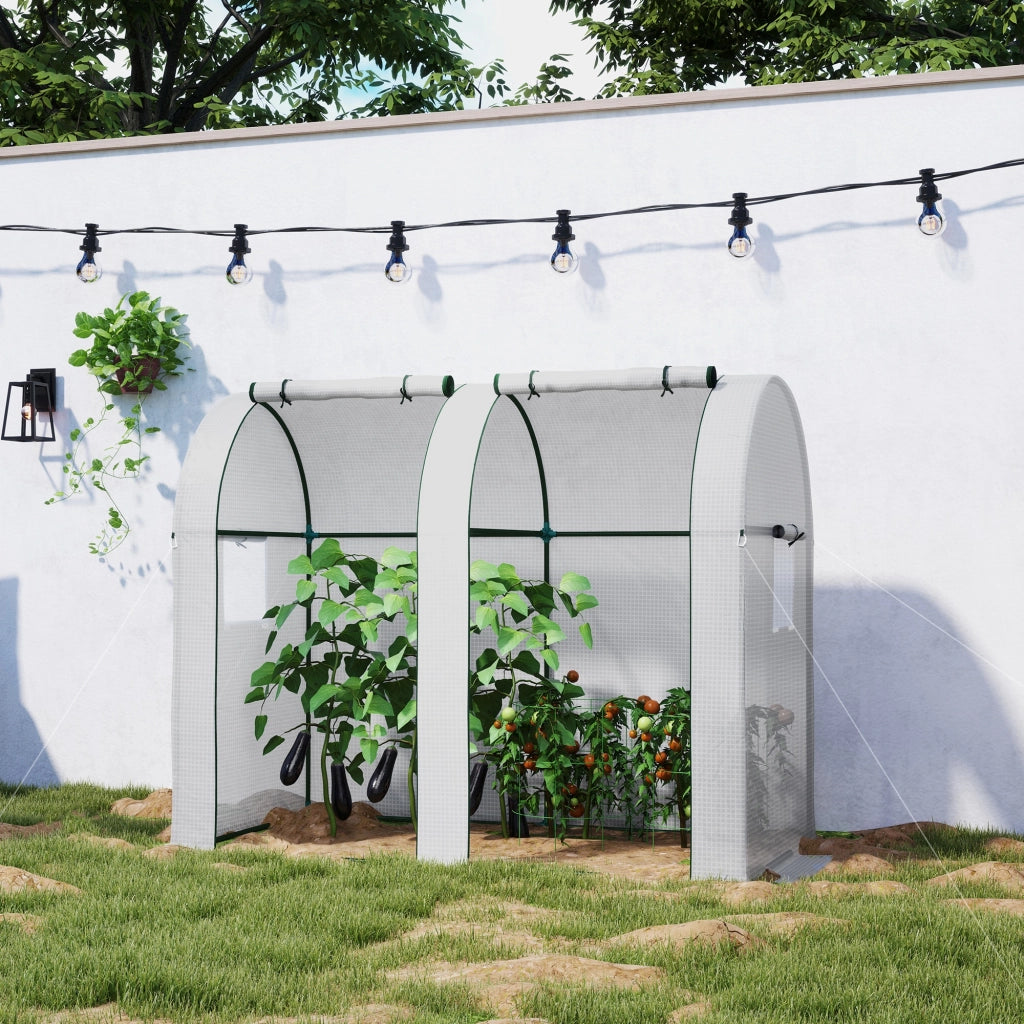 Serra da giardino ¨C zephmum ¨C Bianco 1.8 m2 4 finestre